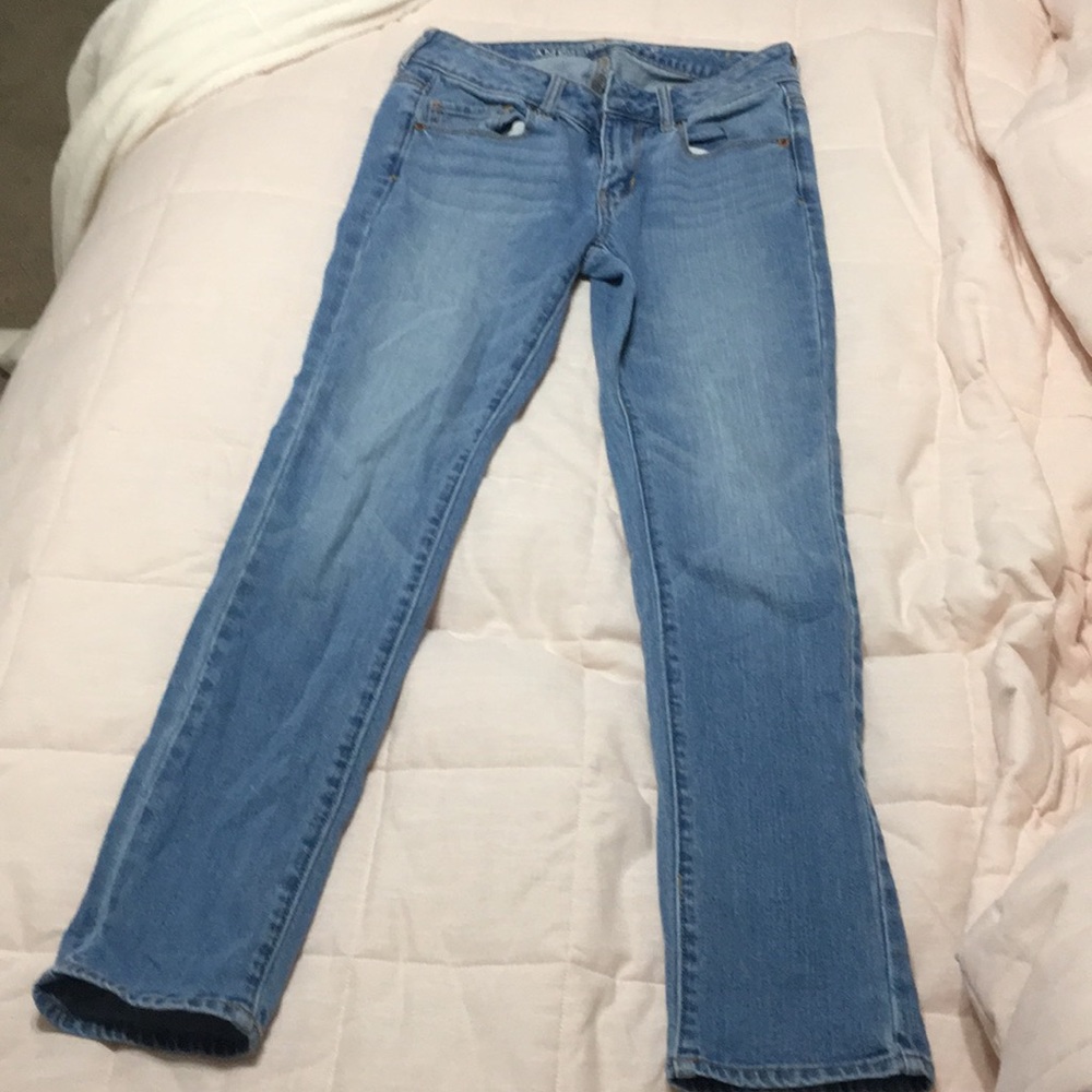 AE size 2 skinny jeans, gently worn